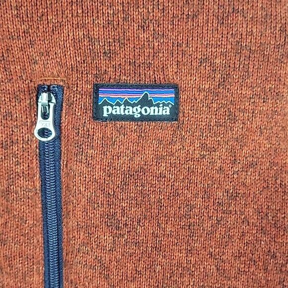 Patagonia Better Sweater Kids Youth Medium 10 Red Quarter Zip 1/4 Pullover - Picture 5 of 10